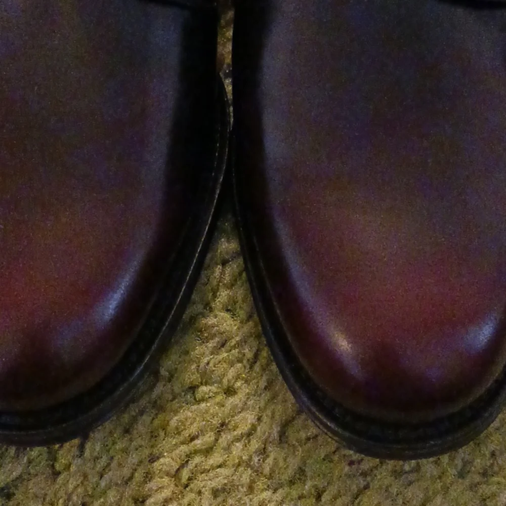 Men’s Burgundy Leather Dress Shoes by Ferragamo